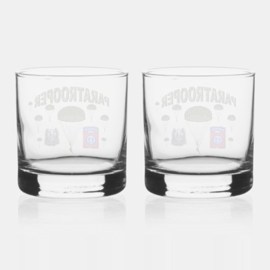 Paratrooper, 82. Im Flugzeug Whiskyglas (Rückseite)