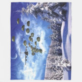 PARATROOPER CHRISTMAS FLEECEDECKE (Vorderseite)