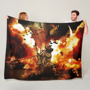 PARATROOPER der APOKALYPSE Fleecedecke