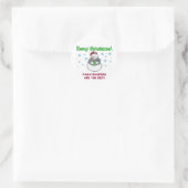 Paratrooper HOLIDAY Runder Aufkleber (Tasche)