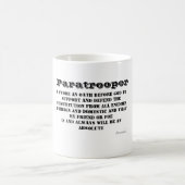Paratrooper Oath Coffee Tasse (Mittel)