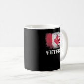 Paratrooper Veteran Canada Flag Im Flugzeug Kaffeetasse (VorderseiteRechts)