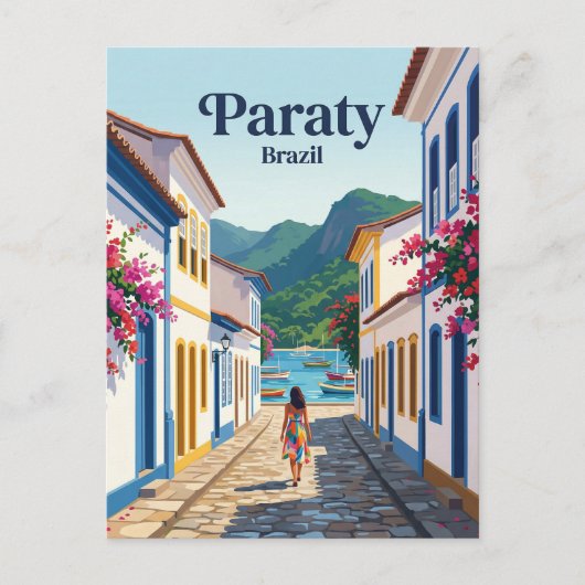 Paraty Brasilien Postkarte (Vorderseite)