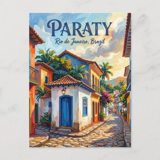 Paraty Brasilien Postkarte (Vorderseite)