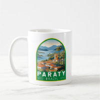 Paraty Brazil Travel Art Vintag