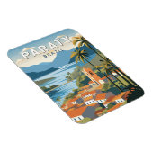 Paraty Brazil Travel Art Vintag Magnet (Rechte Seite)
