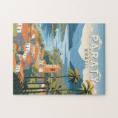 Paraty Brazil Travel Art Vintag Puzzle (Horizontal)