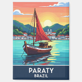 Paraty Brazil Travel Magnet