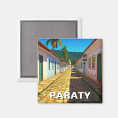Paraty Brazil Travel Magnet (Vorderseite/Rückseite)