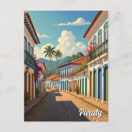 Paraty Brazil Travel Postkarte