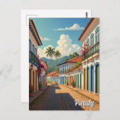 Paraty Brazil Travel Postkarte (Vorne/Hinten)