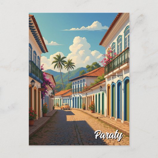 Paraty Brazil Travel Postkarte (Vorderseite)