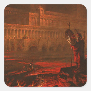 Parau na te Varua ino (Worte des Teufel), 1892 Quadratischer Aufkleber