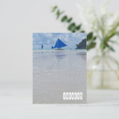 Paraw Sailing in Boracay Postkarte (Stehend Vorderseite)