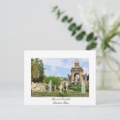 Parc de la Ciutadella in Barcelona Postkarte (Stehend Vorderseite)