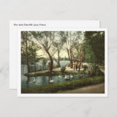 Parc de la Tête d'Or, Lyon, Frankreich Postkarte (Vorne/Hinten)