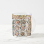 Parc Guell gelbes Mosaik Mattglastasse (VorderseiteRechts)