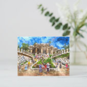 Parc Guell in Barcelona Spanien Postkarte (Stehend Vorderseite)