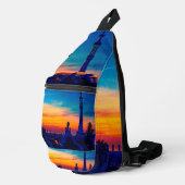 Parc Güell Inspired Travel Sling Bag |Colorful Bag (Rechte Ecke)
