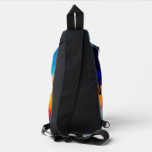 Parc Güell Inspired Travel Sling Bag |Colorful Bag (Rückseite)