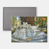 Parc Maria Louisa in Sevilla Magnet (Vorderseite/Rückseite)