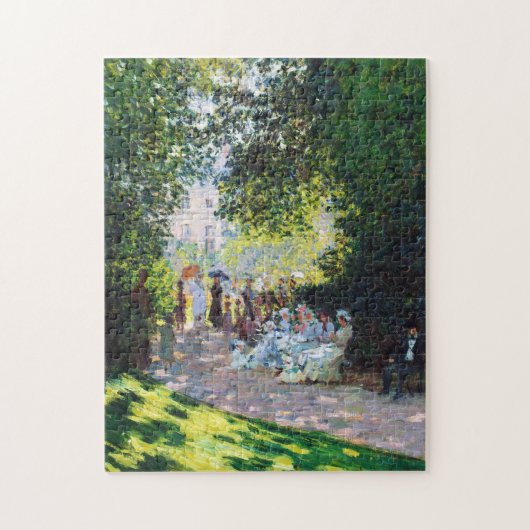 Parc Monceau Claude Monet Gemälde Puzzle (Vertikal)