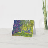 Parc Monceau Claude Monet Karte (Rückseite)