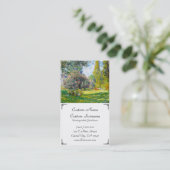 Parc Monceau, Paris Claude Monet Visitenkarte (Stehend Vorderseite)