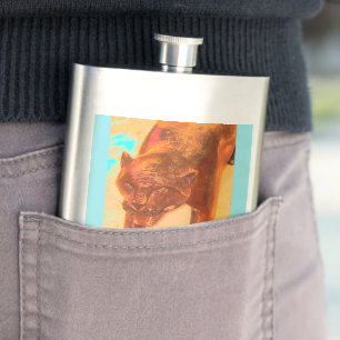 PARCHED m3galleryStudio klassische Flasche Flachmann