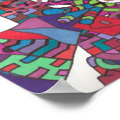 Pärchen auf Plakat gewartet (Ecke)