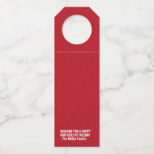 Pärchen gut mit Sozialferien lustig Flaschenanhänger (Rückseite)