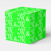 Pärchengrün für das Monogramm "Initials" Geschenkschachtel (Vorderseite)