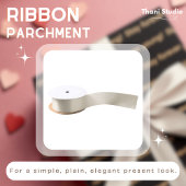 Parchment Einfach Schlicht modern elegant präsenti Satinband