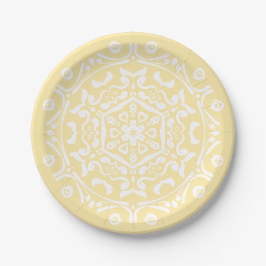Parchment Mandala Pappteller (Vorderseite)