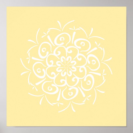 Parchment Mandala Poster (Vorne)