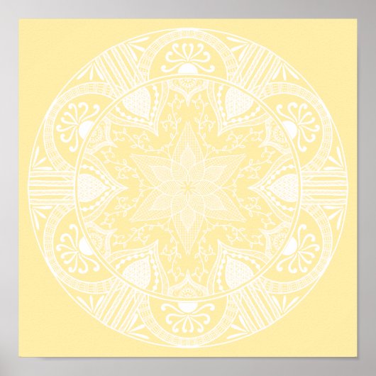 Parchment Mandala Poster (Vorne)