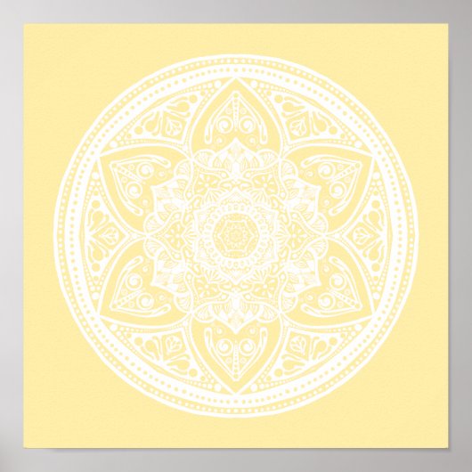 Parchment Mandala Poster (Vorne)