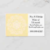 Parchment Mandala Visitenkarte (Vorderseite)