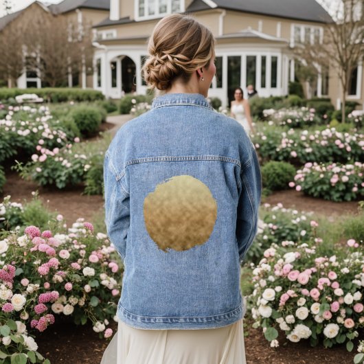 Parchment Sky Jeansjacke (Hochzeit Rückseite)