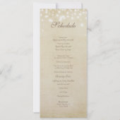 Parchment Sparkle Einladung (Rückseite)