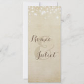 Parchment Sparkle Einladung (Vorderseite)