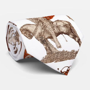 PARCIFAL AUF ANFRAGE VON HOLY GRAIL Schwarz-weiß R Krawatte