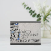 Parco cinque terre italia postkarte (Stehend Vorderseite)