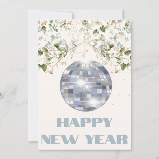 Parco Civico-Ciani Ball Silvester Elegantes Party Einladung (Rückseite)