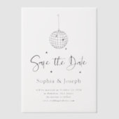 Parco Civico-Ciani | Hochzeit Save the Date Pergament Einladungen (Vorderseite)