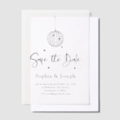 Parco Civico-Ciani | Hochzeit Save the Date Pergament Einladungen (Versetzt)