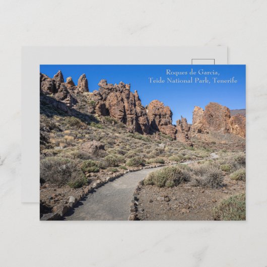 Parco del Teide, Teneriffa, Postkarte (Vorne/Hinten)