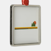 Parco delle camelie Locarno Ornament Aus Metall (Rechts)