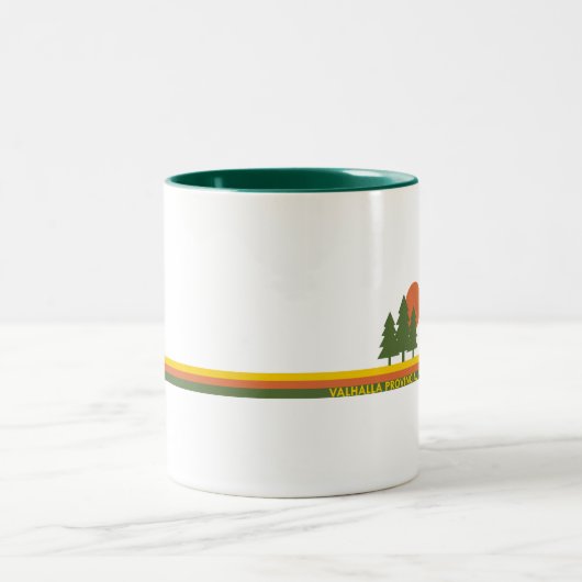 Parco delle camelie Locarno Zweifarbige Tasse (Mittel)