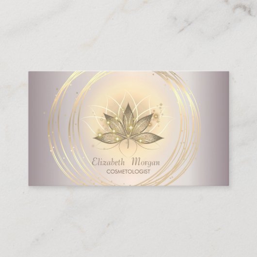 Parco delle camelie Lotus Visitenkarte (Vorderseite)